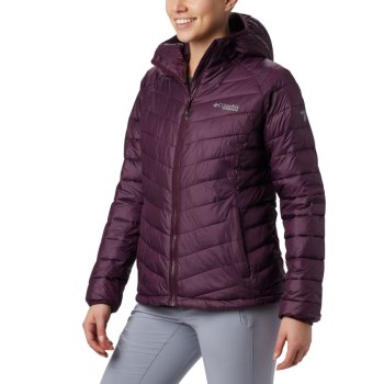 Columbia Ženske Jakne - Snow Country Hooded Crne Roze | QYGH-39740